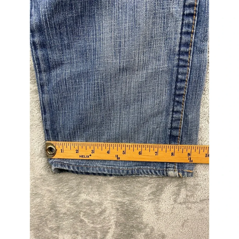 VTG True Religion Men's Jeans 36x30‎ Blue Suede Horseshoe Mid Rise Whisker